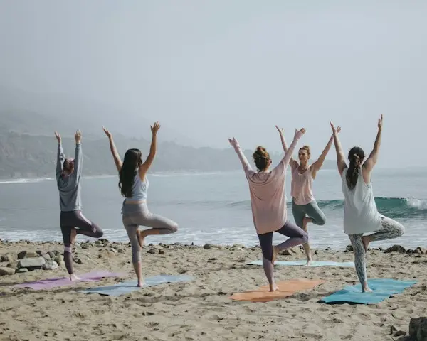 Clase de yoga suave